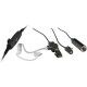OTTO V1-10284 3-Wire Mini Lapel Surveillance Kit | Motorola (MG) OTTO V1-10284